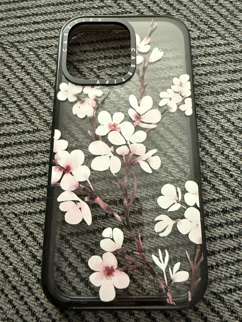 Casetify Floral Cherry Blossom Durable Clear Phone Case for iPhone 15 Pro Max